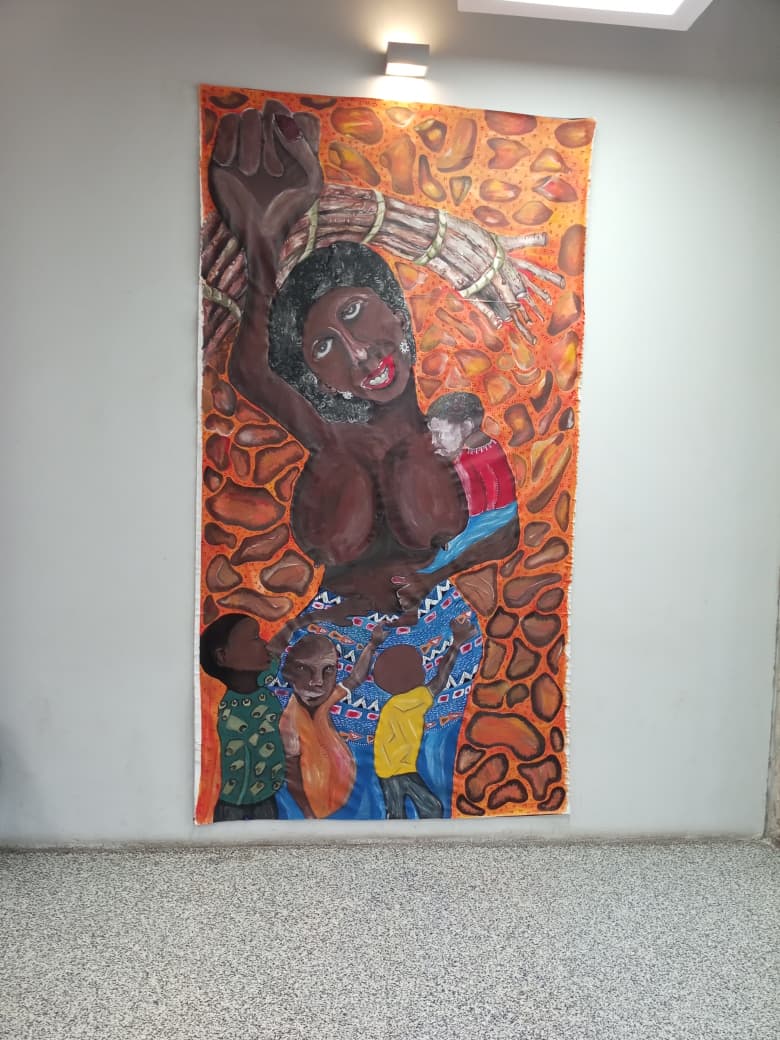 Painting made by one of the local painters from Nelson Mandela Bay.